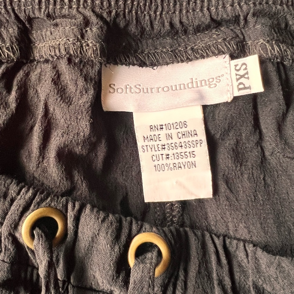 Soft Surroundings petite extra small black pants